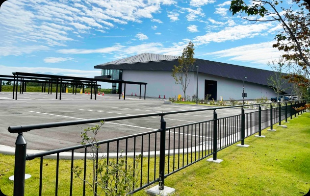 富山市斎場　フェンス・シェルター工事