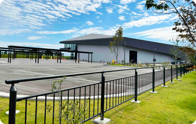 富山市斎場　フェンス・シェルター工事
